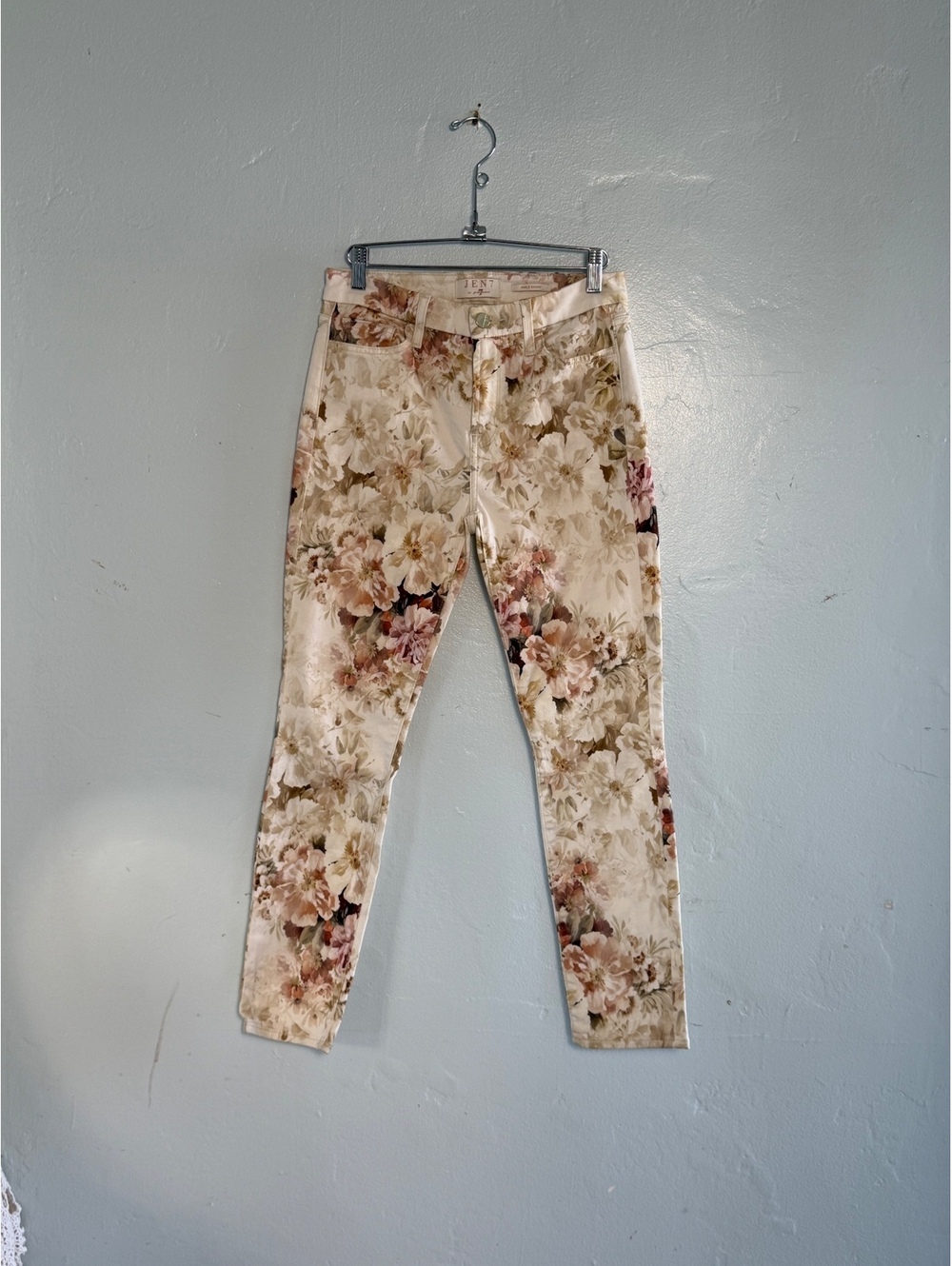 Jen 7 - 7 for all Mankind Floral Print Skinny Jeans